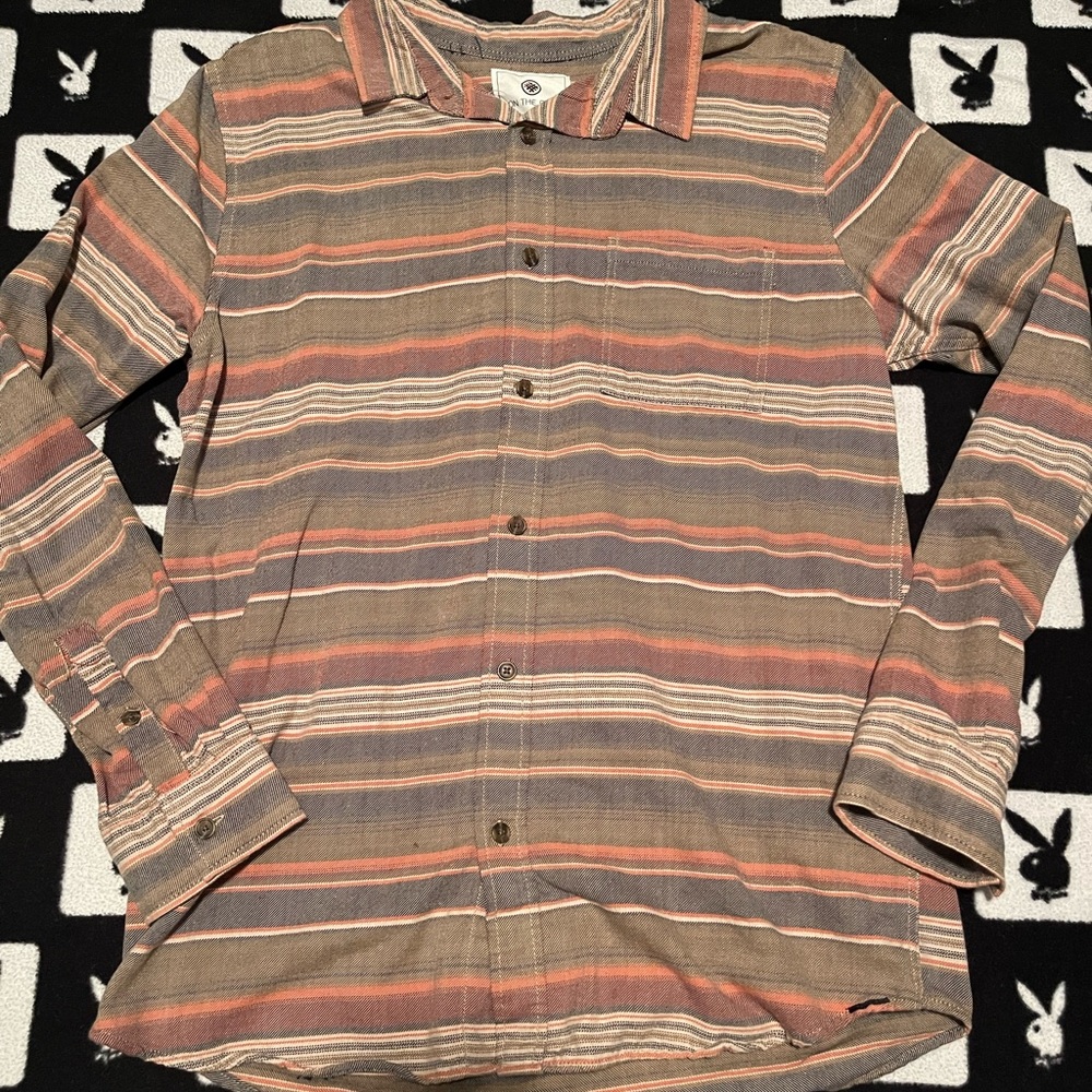 On The Byas button up flannel
